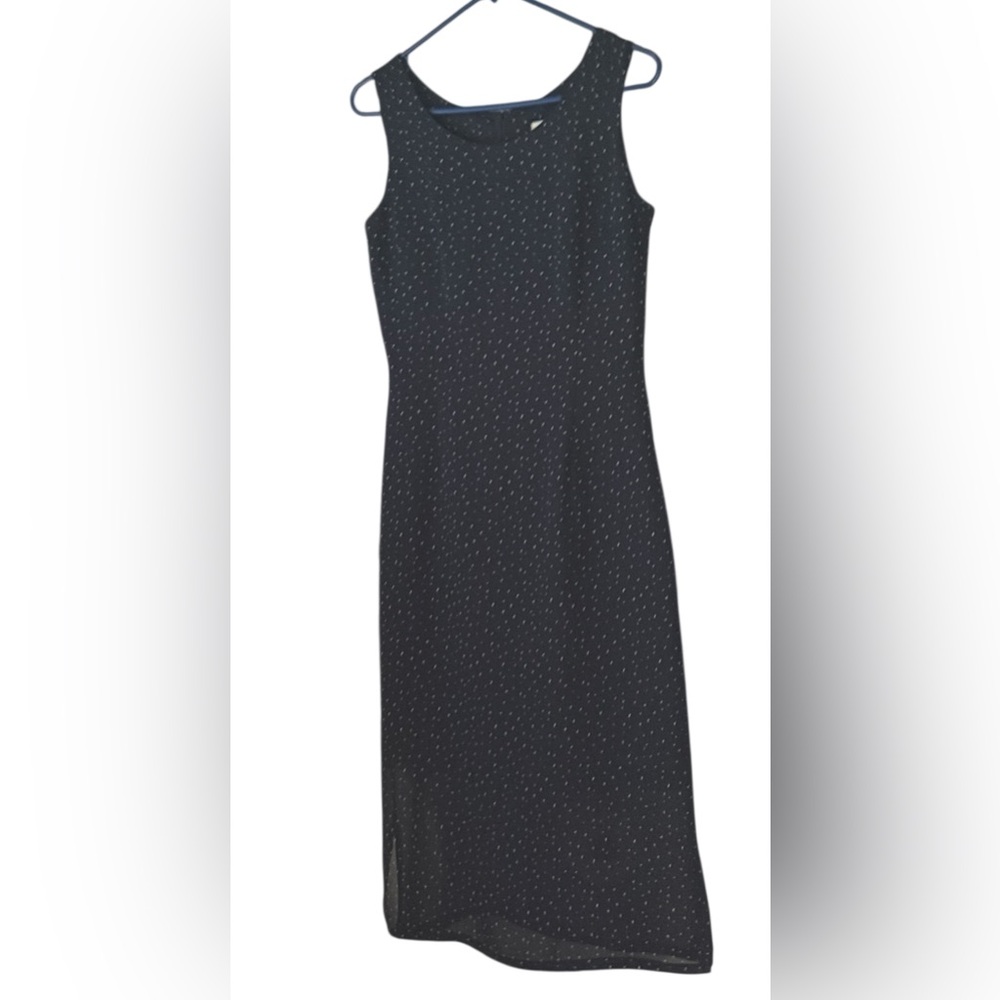 Imagine Blue/White Vintage  Sheath Midi Dress for Cocktail Sz6